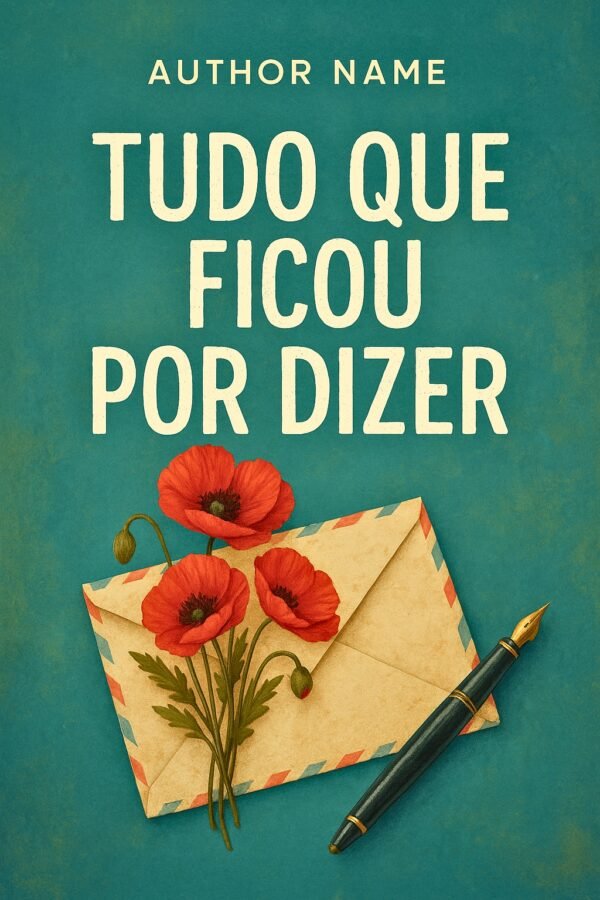 Tudo que ficou por dizer livro – capa do romance de cartas